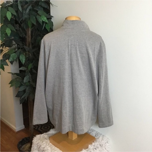 Blair full zip up jacket Woman’s size XL grays and pinks front pockets - Picture 3 of 14